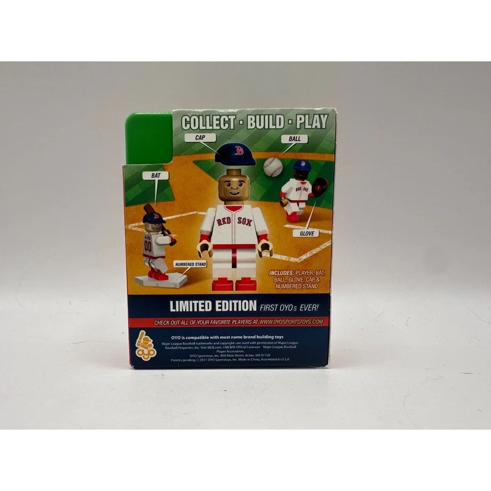 OYO Boston Red Sox Dustin Pedroia #15 Mini Figure Brick Building Second Baseman